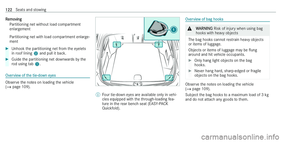 MERCEDES-BENZ C-CLASS ESTATE 2021  Owners Manual �R�e�m�o�v�i�n�g�P�a�r�t�i�t�i�o�n�i�n�g� �n�e�t� �w�i�t�h�o�u�t� �l�o�a�d� �c�o�m�p�a�r�t�m�e�n�t
�e�n�l�a�r�g�e�m�e�n�t�P�a�r�t�i�t�i�o�n�i�n�g� �n�e�t� �w�i�t�h� �l�o�a�d� �c�o�m�p�a�r�t�m�e�n�t� �