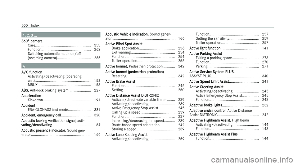 MERCEDES-BENZ CLA SHOOTING BRAKE 2022  Owners Manual �1�,� �2�,� �3� �.�.�.
�3�6�0�°� �c�a�m�e�r �a
�C�a�r�e�.�.�.�.�.�.�.�.�.�.�.�.�.�.�.�.�.�.�.�.�.�.�.�.�.�.�.�.�.�.�.�.�.�.�.�.�.�.�.�.�.�.�.�.�.�.�.�.�.�.�.�.�.�. �3�5�3
�F�u�n�c�t�i�o�n�.�.�.�.�.�.