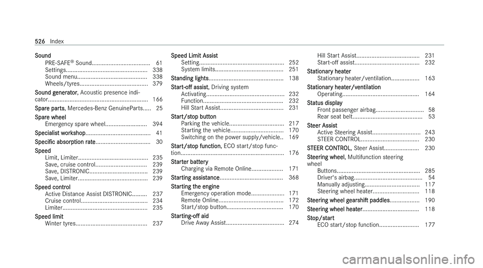 MERCEDES-BENZ CLA SHOOTING BRAKE 2022  Owners Manual �S�o�u�n�d
�P�R�E�-�S �A�F�E�n
� �S�o�u�n�d�.�.�.�.�.�.�.�.�.�.�.�.�.�.�.�.�.�.�.�.�.�.�.�.�.�.�.�.�.�.�.�.�.�.�. �6�1
�S�e�t�t�i�n�g�s�.�.�.�.�.�.�.�.�.�.�.�.�.�.�.�.�.�.�.�.�.�.�.�.�.�.�.�.�.�.�.�.�