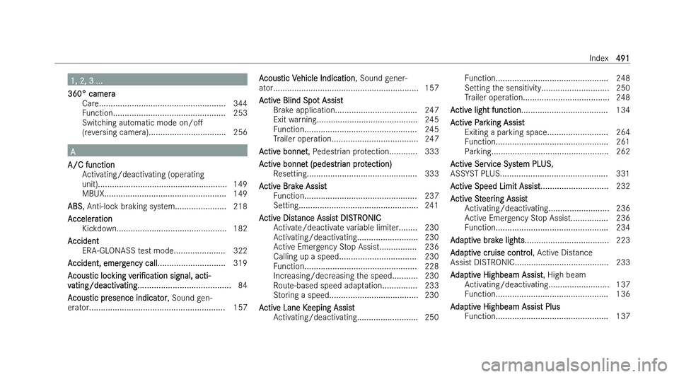 MERCEDES-BENZ CLA COUPE 2022  Owners Manual �1�,� �2�,� �3� �.�.�.
�3�6�0�°� �c�a�m�e�r �a
�C�a�r�e�.�.�.�.�.�.�.�.�.�.�.�.�.�.�.�.�.�.�.�.�.�.�.�.�.�.�.�.�.�.�.�.�.�.�.�.�.�.�.�.�.�.�.�.�.�.�.�.�.�.�.�.�.�. �3�4�4
�F�u�n�c�t�i�o�n�.�.�.�.�.�.
