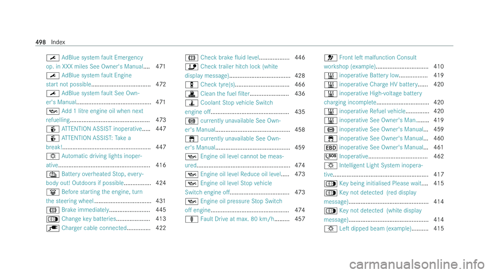 MERCEDES-BENZ CLA COUPE 2022  Owners Manual �