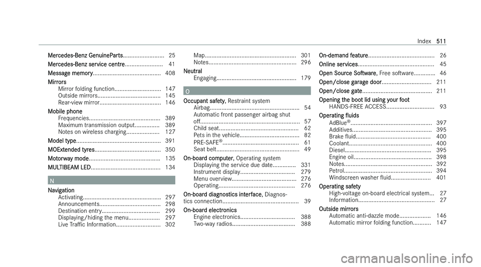MERCEDES-BENZ CLA COUPE 2022  Owners Manual �M�e�r�c�e�d�e�s�-�B�e�n�z� �G�e�n�u�i�n�e�P�a�r�t�s�.�.�.�.�.�.�.�.�.�.�.�.�.�.�.�.�.�.�.�.�.�.�.�.�.
�2�5
�M�e�r�c�e�d�e�s�-�B�e�n�z� �s�e�r�v�i�c�e� �c�e�n�t�r�e�.�.�.�.�.�.�.�.�.�.�.�.�.�.�.�.�.�.