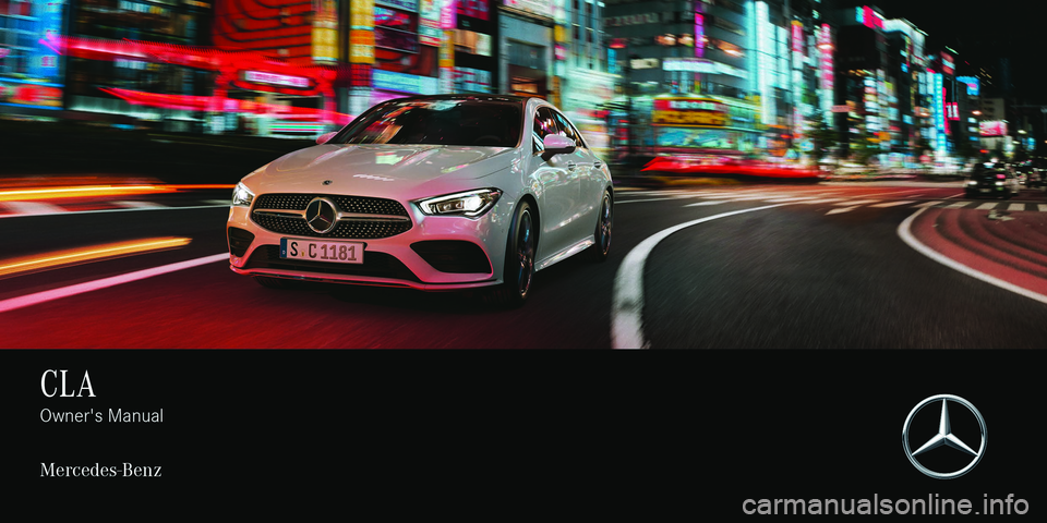 MERCEDES-BENZ CLA COUPE 2021  Owners Manual 