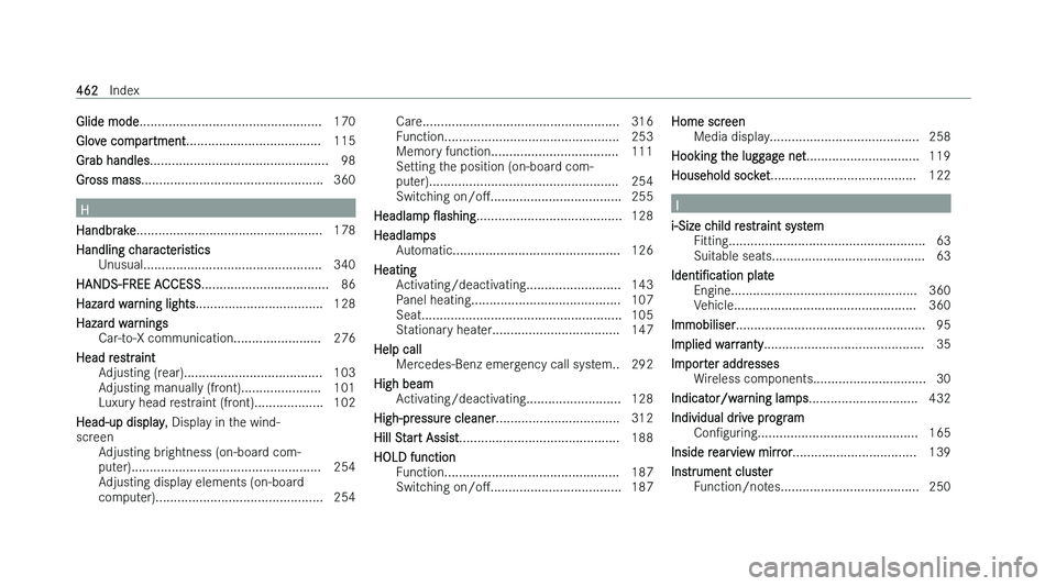 MERCEDES-BENZ CLS COUPE 2022  Owners Manual �G�l�i�d�e� �m�o�d�e
�.�.�.�.�.�.�.�.�.�.�.�.�.�.�.�.�.�.�.�.�.�.�.�.�.�.�.�.�.�.�.�.�.�.�.�.�.�.�.�.�.�.�.�.�.�.�.�.�.�. �1�7�0
�G�l�o�v�e� �c�o�m�p�a�r�t�m�e�n�t �.�.�.�.�.�.�.�.�.�.�.�.�.�.�.�.�.�.