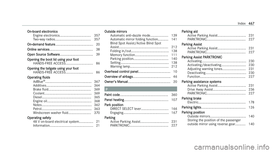 MERCEDES-BENZ CLS COUPE 2022  Owners Manual �O�n�-�b�o�a�r�d� �e�l�e�c�t�r�o�n�i�c�s
�E�n�g�i�n�e� �e�l�e�c�t�r �o�n�i�c�s�.�.�.�.�.�.�.�.�.�.�.�.�.�.�.�.�.�.�.�.�.�.�.�.�.�.�.�.�.�.�.�.�. �3�5�7
�T�w�o�-�w�a�y� �r�a�d�i�o�s�.�.�.�.�.�.�.�.�.�.