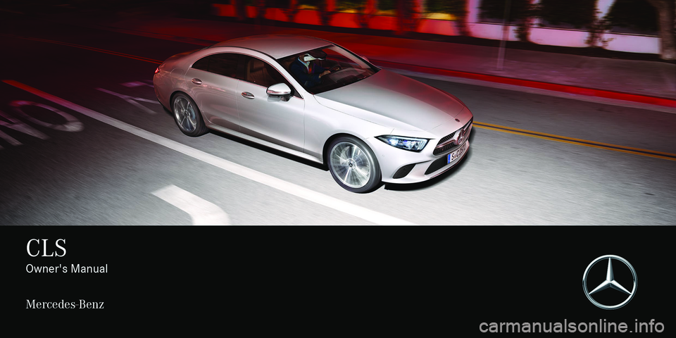 MERCEDES-BENZ CLS COUPE 2020 Owners Manual MERCEDES-BENZ CLS COUPE 2020 Owners Manual