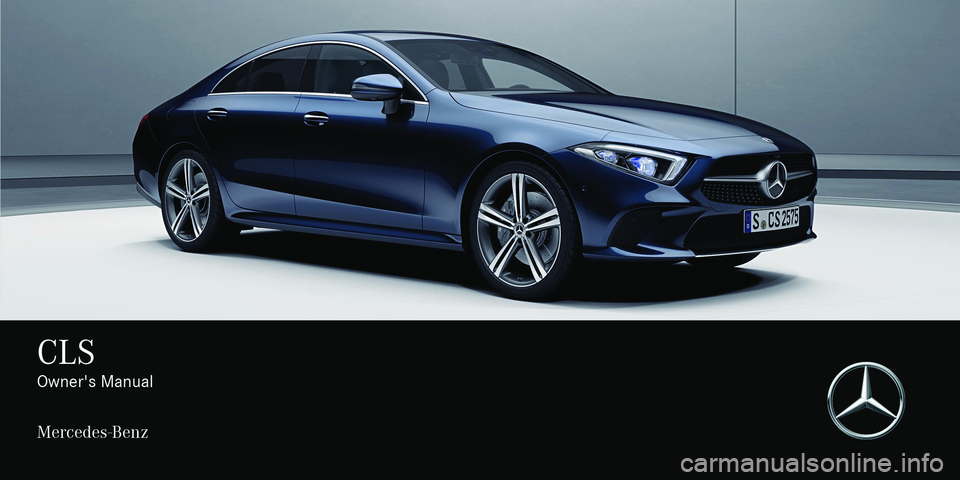 MERCEDES-BENZ CLS COUPE 2018  Owners Manual 