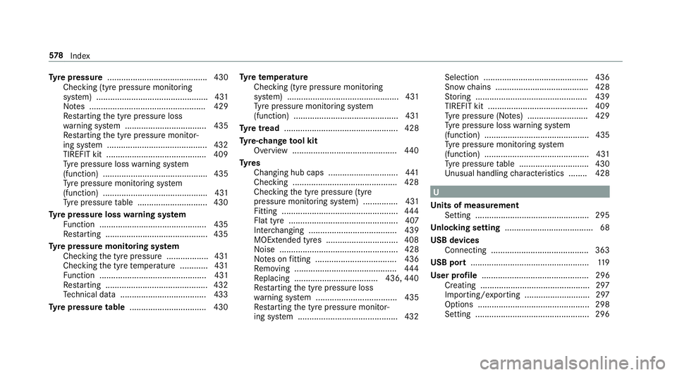MERCEDES-BENZ CLS COUPE 2018 Owners Manual Ty
re pressure ........................................... 430
Checking (ty repressure monitoring
sy stem) ................................................ 431
No tes ................................. MERCEDES-BENZ CLS COUPE 2018 Owners Manual Ty
re pressure ........................................... 430
Checking (ty repressure monitoring
sy stem) ................................................ 431
No tes .................................
