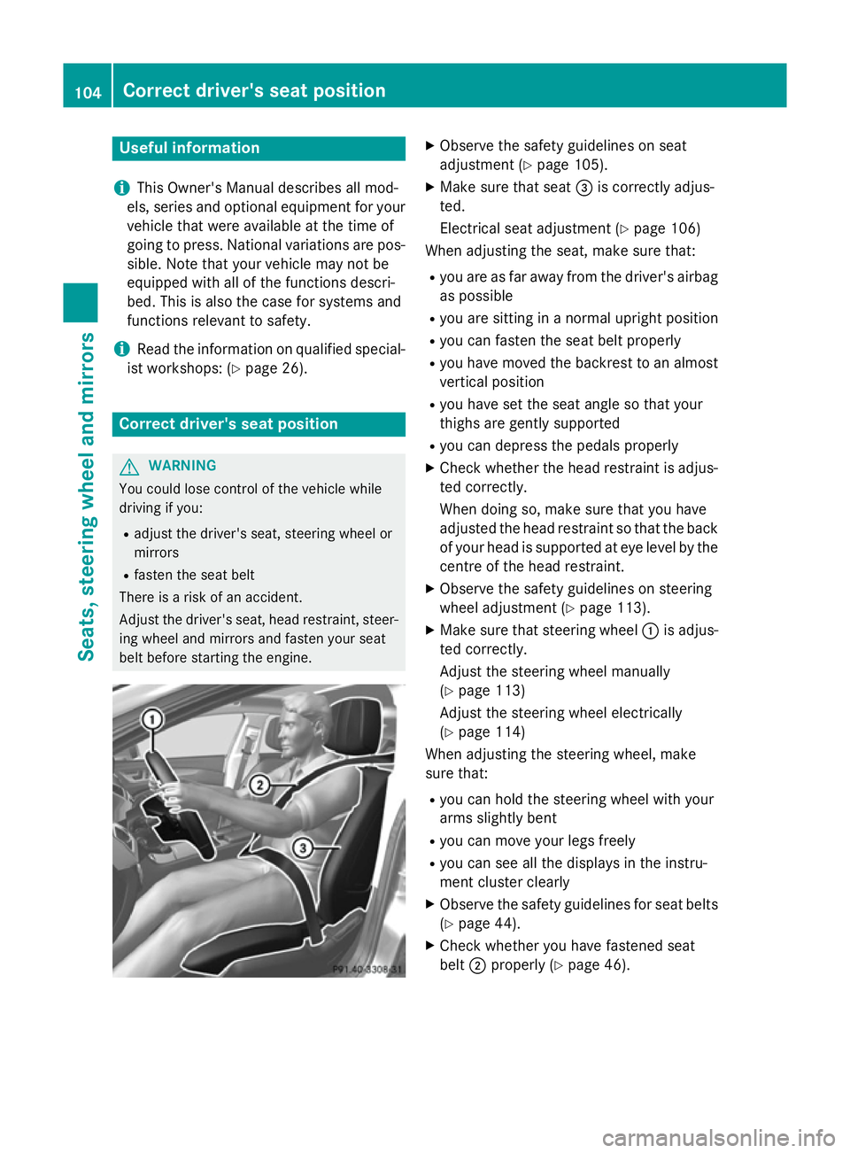 MERCEDES-BENZ CLS COUPE 2014 Owners Manual Useful information
i This Owner's Manual describes all mod-
els, series and optional equipment for your
vehicle that were available at the time of
going to press. National variations are pos- sibl MERCEDES-BENZ CLS COUPE 2014 Owners Manual Useful information
i This Owner's Manual describes all mod-
els, series and optional equipment for your
vehicle that were available at the time of
going to press. National variations are pos- sibl