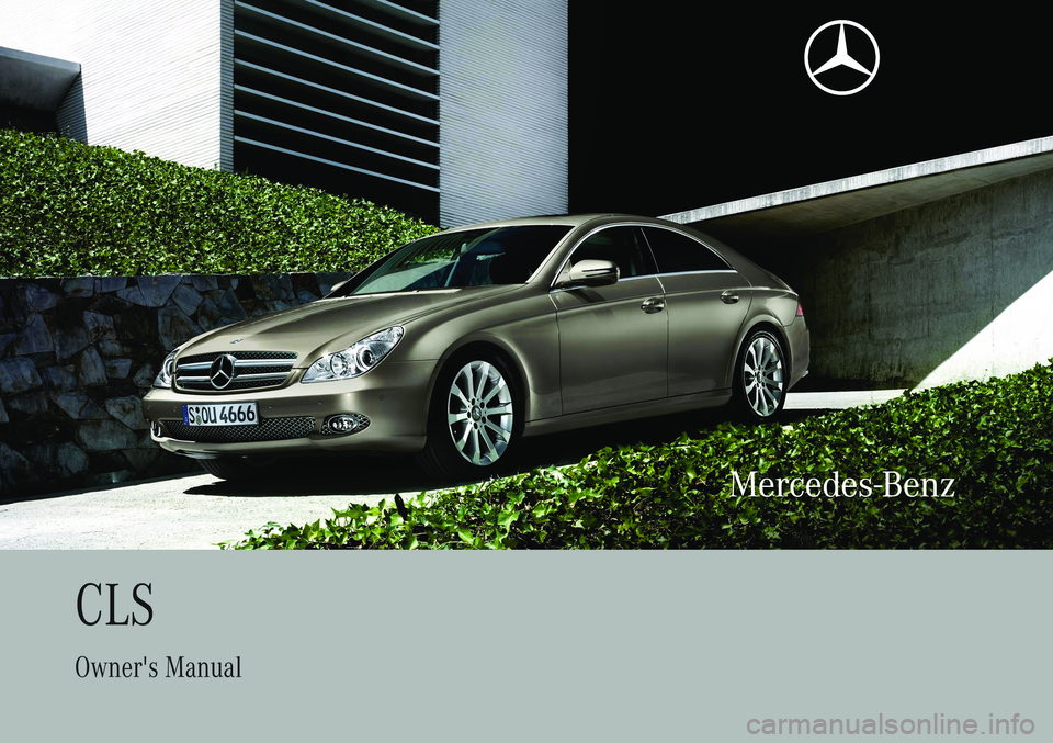 MERCEDES-BENZ CLS COUPE 2008  Owners Manual 