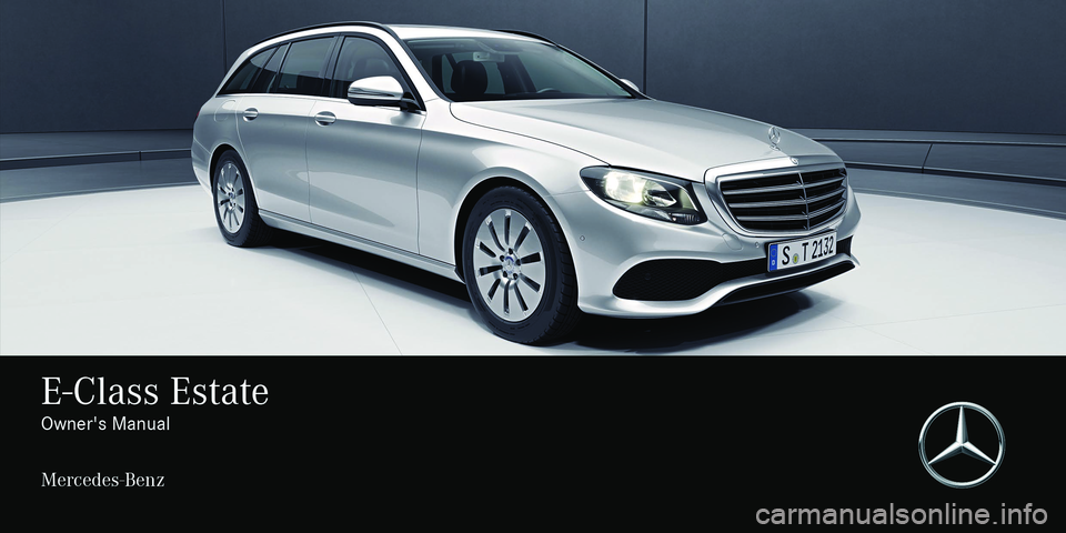 MERCEDES-BENZ E-CLASS ESTATE 2016  Owners Manual 