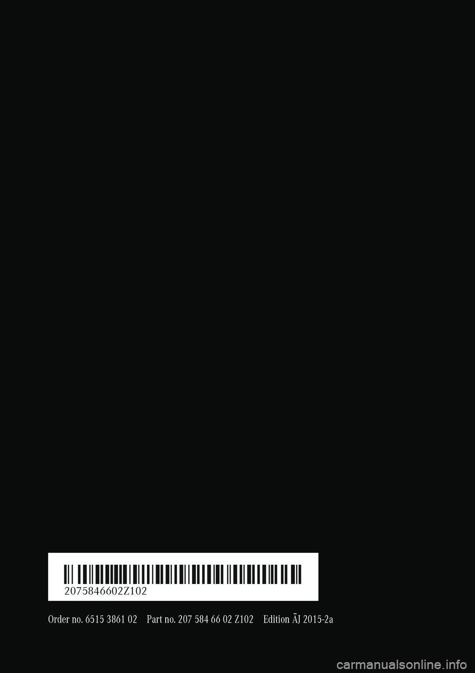 MERCEDES-BENZ E-CLASS CABRIOLET 2015  Owners Manual 