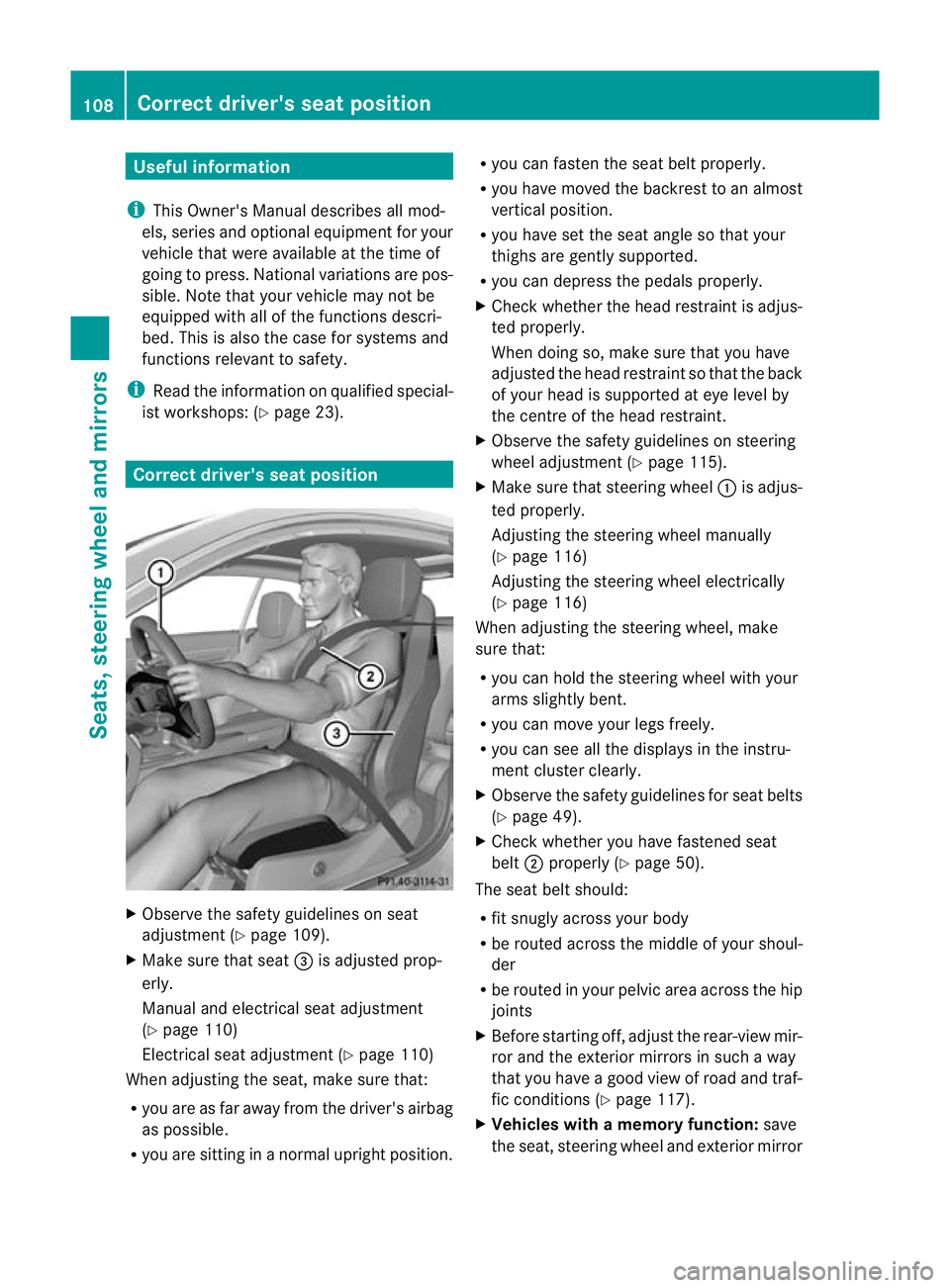 MERCEDES-BENZ E-CLASS CABRIOLET 2012 Owners Manual Useful information
i This Owner's Manual describes all mod-
els, series and optional equipment for your
vehicle that were available at the time of
going to press. National variations are pos-
sibl MERCEDES-BENZ E-CLASS CABRIOLET 2012 Owners Manual Useful information
i This Owner's Manual describes all mod-
els, series and optional equipment for your
vehicle that were available at the time of
going to press. National variations are pos-
sibl