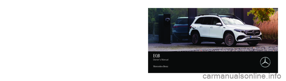 MERCEDES-BENZ EQB SUV 2022  Owners Manual �D�i�g�i�t�a�l�