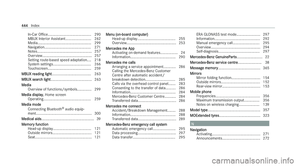 MERCEDES-BENZ EQB SUV 2022  Owners Manual �I�n�-�C�a�r� �OP�c�e
�.�.�.�.�.�.�.�.�.�.�.�.�.�.�.�.�.�.�.�.�.�.�.�.�.�.�.�.�.�.�.�.�.�.�.�.�.�.�.�.�.�. �2�9�0
�M�B�U�X� �I�n�t�e�r�i�o�r� �A�s�s�i�s�t�a�n�t�.�.�.�.�.�.�.�.�.�.�.�.�.�.�.�.�.�.�.�