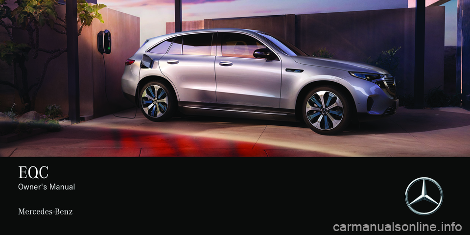 MERCEDES-BENZ EQC SUV 2021  Owners Manual 