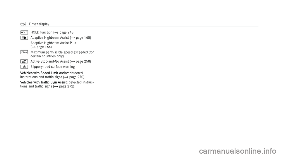 MERCEDES-BENZ EQS SALOON 2022  Owners Manual �