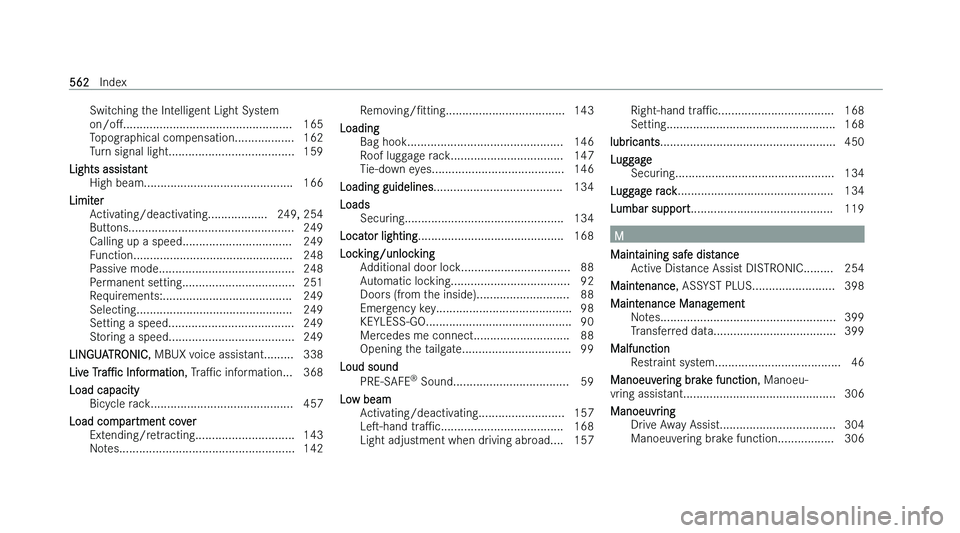 MERCEDES-BENZ EQS SALOON 2022  Owners Manual �S�w�i�t�c�h�i�n�g� �t�h�e� �I�n�t�e�l�l�i�g�e�n�t� �L�i�g�h�t� �S�y�s�t�e�m
�o�n�/�oM �.�.�.�.�.�.�.�.�.�.�.�.�.�.�.�.�.�.�.�.�.�.�.�.�.�.�.�.�.�.�.�.�.�.�.�.�.�.�.�.�.�.�.�.�.�.�.�.�.�.�.
�1�6�5
�T