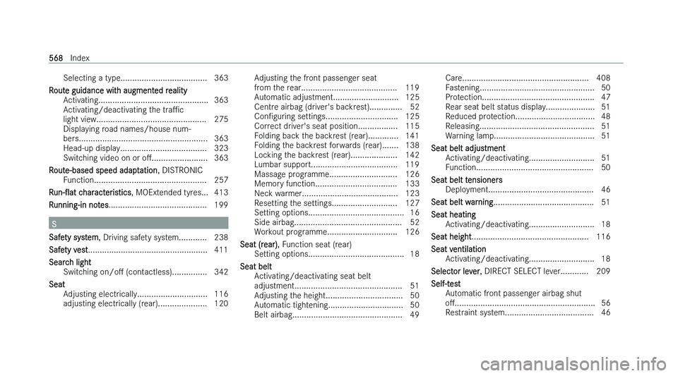 MERCEDES-BENZ EQS SALOON 2022  Owners Manual �S�e�l�e�c�t�i�n�g� �a� �t�y�p�e�.�.�.�.�.�.�.�.�.�.�.�.�.�.�.�.�.�.�.�.�.�.�.�.�.�.�.�.�.�.�.�.�.�.�.�.�. �3�6�3
�R
�o�u�t�e� �g�u�i�d�a�n�c�e� �w�i�t�h� �a�u�g�m�e�n�t�e�d� �r�e�a�l�i�t�y �A�c�t�i�v