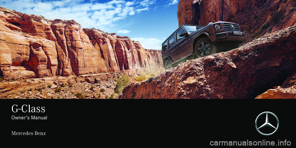 MERCEDES-BENZ G-CLASS SUV 2018 Owners Manual MERCEDES-BENZ G-CLASS SUV 2018 Owners Manual