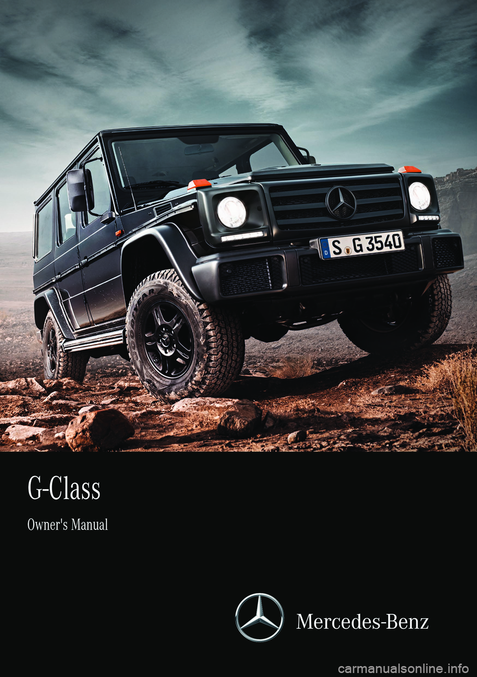 MERCEDES-BENZ G-CLASS SUV 2016  Owners Manual 