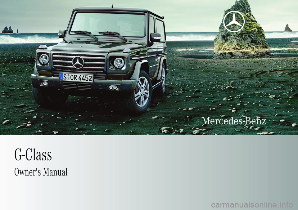 MERCEDES-BENZ G-CLASS SUV 2008  Owners Manual 