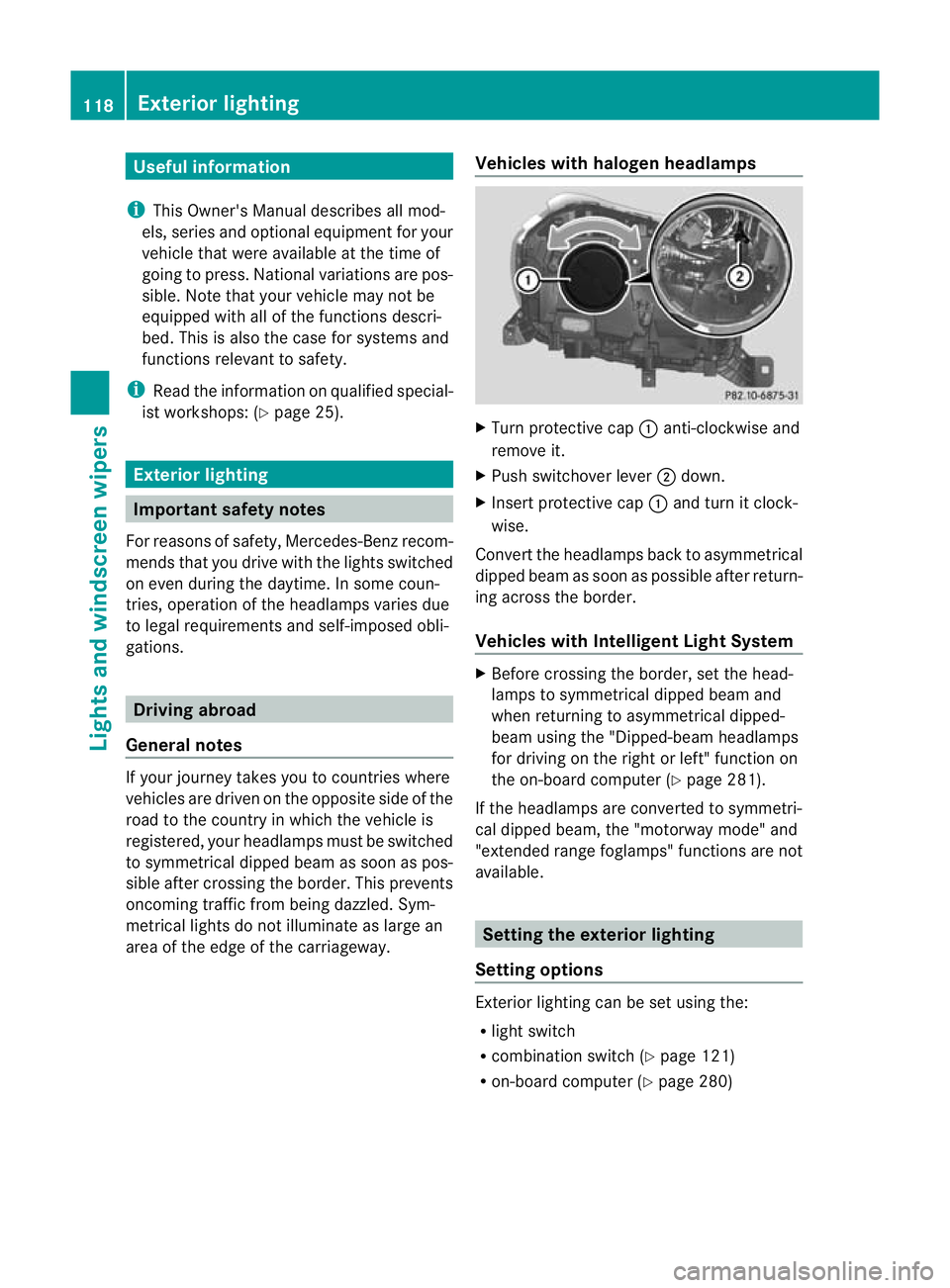 MERCEDES-BENZ GL SUV 2012  Owners Manual Usefu
linfor mati on
i This Owner's Manual describes all mod-
els, series and optional equipment for your
vehicle that were available at the time of
going to press. National variation sare pos-
si