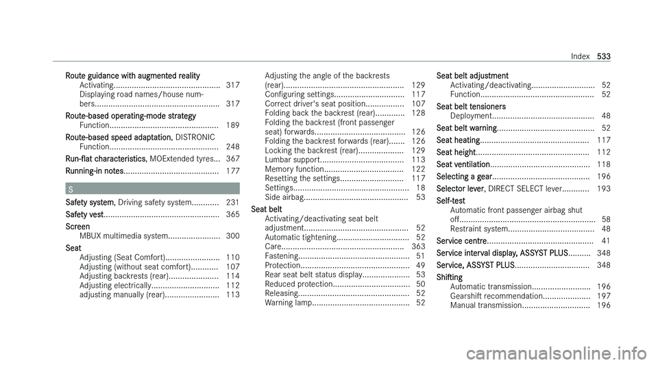 MERCEDES-BENZ GLA SUV 2022  Owners Manual �R�o�u�t�e� �g�u�i�d�a�n�c�e� �w�i�t�h� �a�u�g�m�e�n�t�e�d� �r�e�a�l�i�t�y
�A �c�t�i�v�a�t�i�n�g�.�.�.�.�.�.�.�.�.�.�.�.�.�.�.�.�.�.�.�.�.�.�.�.�.�.�.�.�.�.�.�.�.�.�.�.�.�.�.�.�.�.�.�.�.�.�. �3�1�7
�D