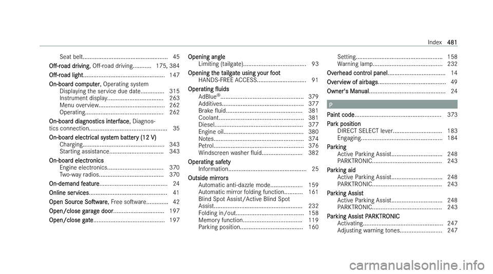 MERCEDES-BENZ GLB SUV 2022  Owners Manual �S�e�a�t� �b�e�l�t�.�.�.�.�.�.�.�.�.�.�.�.�.�.�.�.�.�.�.�.�.�.�.�.�.�.�.�.�.�.�.�.�.�.�.�.�.�.�.�.�.�.�.�.�.�.�.�.�.�. �4�5
�OM�-�r �o�a�d� �d�r�i�v�i�n�g�,� �OM�-�r�o�a�d� �d�r�i�v�i�n�g�.�.�.�.�.�