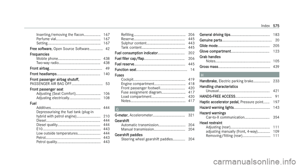 MERCEDES-BENZ GLC SUV 2022  Owners Manual �I�n�s�e�r�t�i�n�g�/�r�e�m�o�v�i�n�g� �t�h�e� O�a�c�o�n
�.�.�.�.�.�.�.�.�.�.�.�.�.�.�.�. �1�6�7
�P�e�r�f�u�m�e� �v�i�a�l�.�.�.�.�.�.�.�.�.�.�.�.�.�.�.�.�.�.�.�.�.�.�.�.�.�.�.�.�.�.�.�.�.�.�.�.�.�.�.�