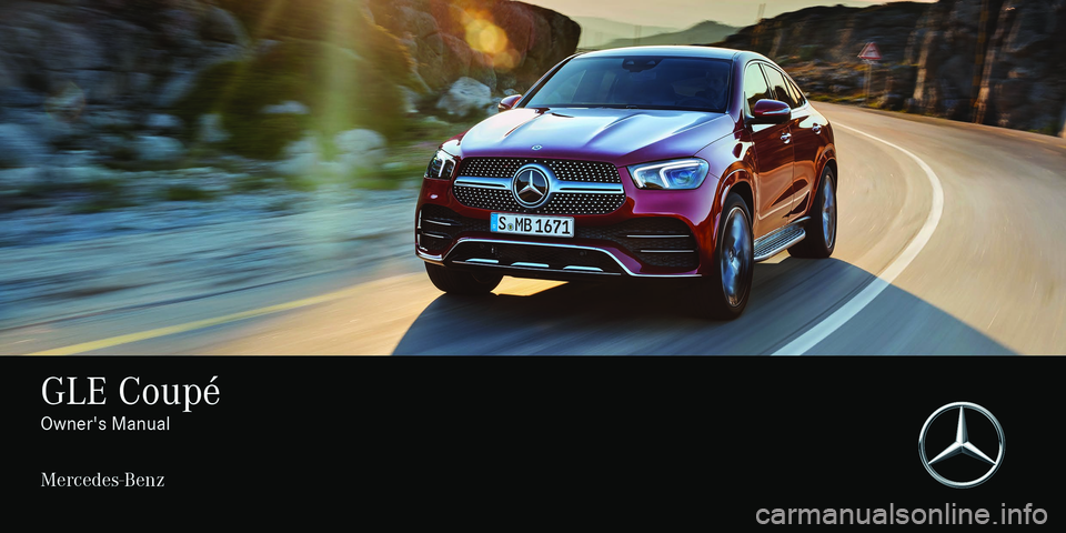 MERCEDES-BENZ GLE COUPE 2021  Owners Manual 