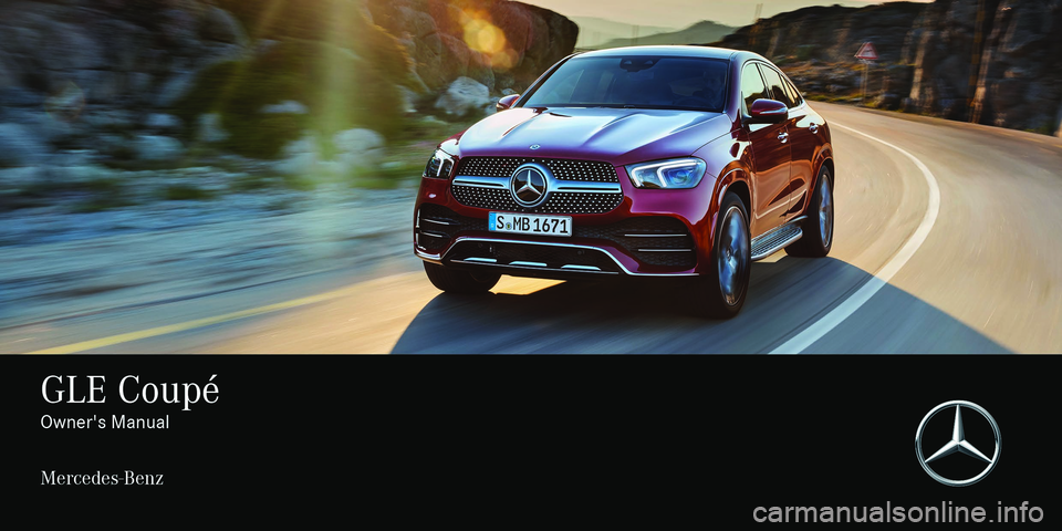 MERCEDES-BENZ GLE COUPE 2020  Owners Manual 