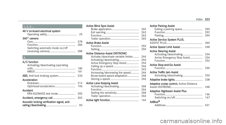 MERCEDES-BENZ GLS SUV 2022  Owners Manual �1�,� �2�,� �3� �.�.�.
�4�8� �V� �o�n�-�b�o�a�r �d� �e�l�e�c�t�r�i�c�a�l� �s�y�s�t�e�m
�O�p�e�r�a�t�i�n�g� �s�a�f�e�t�y�.�.�.�.�.�.�.�.�.�.�.�.�.�.�.�.�.�.�.�.�.�.�.�.�.�.�.�.�.�.�.�.�.�.�.�.�.�. �2�5