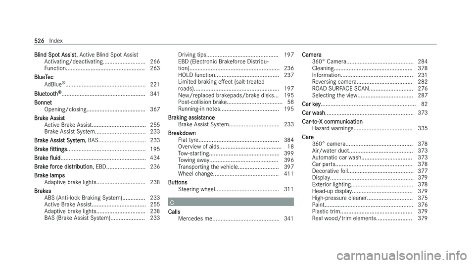 MERCEDES-BENZ GLS SUV 2022  Owners Manual �B�l�i�n�d� �S�p�o�t� �A�s�s�i�s�t�,� �A
�c�t�i�v�e� �B�l�i�n�d� �S�p�o�t� �A�s�s�i�s�t
�A�c�t�i�v�a�t�i�n�g�/�d�e�a�c�t�i�v�a�t�i�n�g�.�.�.�.�.�.�.�.�.�.�.�.�.�.�.�.�.�.�.�.�.�.�.�.�.�. �2�6�6
�F�u�n