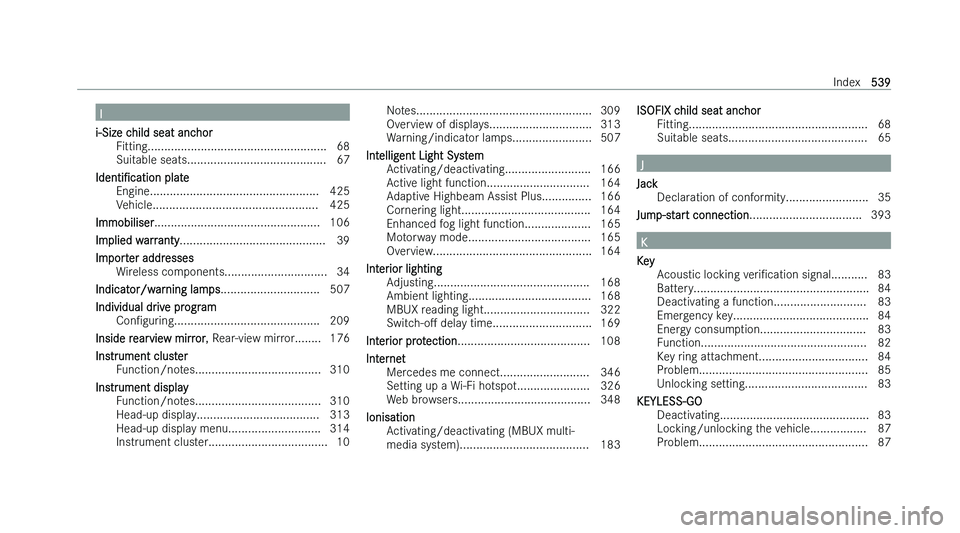 MERCEDES-BENZ GLS SUV 2022  Owners Manual �I
�i�-�S�i�z�e� �c �h�i�l�d� �s�e�a�t� �a�n�c�h�o�r
�F�i�t�t�i�n�g�.�.�.�.�.�.�.�.�.�.�.�.�.�.�.�.�.�.�.�.�.�.�.�.�.�.�.�.�.�.�.�.�.�.�.�.�.�.�.�.�.�.�.�.�.�.�.�.�.�.�.�.�.�. �6�8
�S�u�i�t�a�b�l�e� �