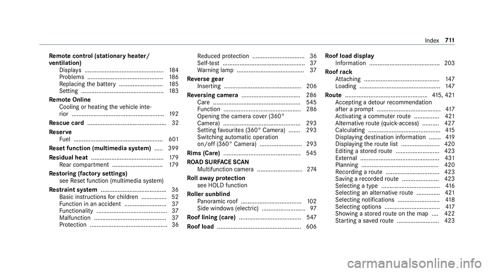 MERCEDES-BENZ GLS SUV 2019 Owners Manual Re
mo tecont rol (stationa ryheater/
ve ntilation)
Displa ys............................................... 184
Problems ............................................. 186
Re placing the battery ...... MERCEDES-BENZ GLS SUV 2019 Owners Manual Re
mo tecont rol (stationa ryheater/
ve ntilation)
Displa ys............................................... 184
Problems ............................................. 186
Re placing the battery ......