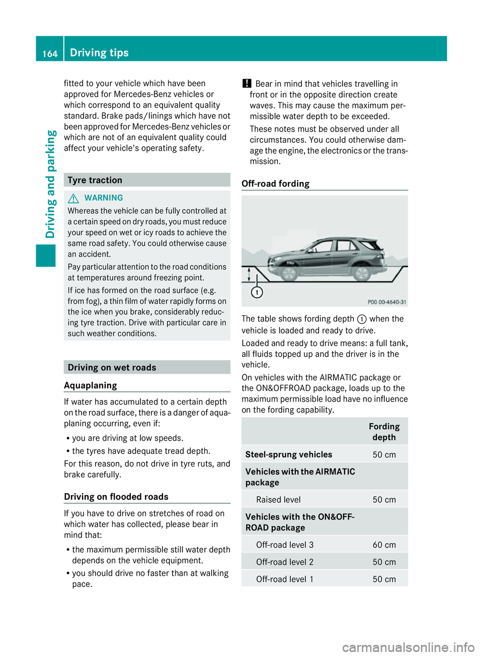 MERCEDES-BENZ M-CLASS SUV 2011 User Guide fitted to you
rvehicle which have been
approved for Mercedes-Benz vehicles or
which cor respond to an equivalen tquality
standard. Brak epads/linings which have not
been approved for Mercedes -Ben zve MERCEDES-BENZ M-CLASS SUV 2011 User Guide fitted to you
rvehicle which have been
approved for Mercedes-Benz vehicles or
which cor respond to an equivalen tquality
standard. Brak epads/linings which have not
been approved for Mercedes -Ben zve