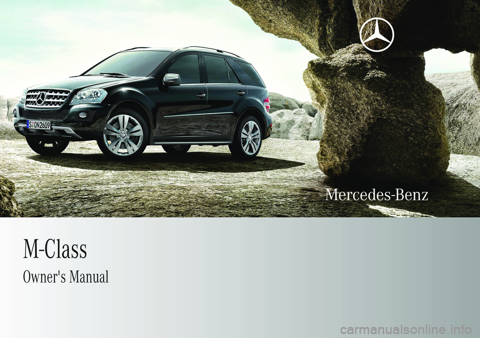 MERCEDES-BENZ ML SUV 2008  Owners Manual 