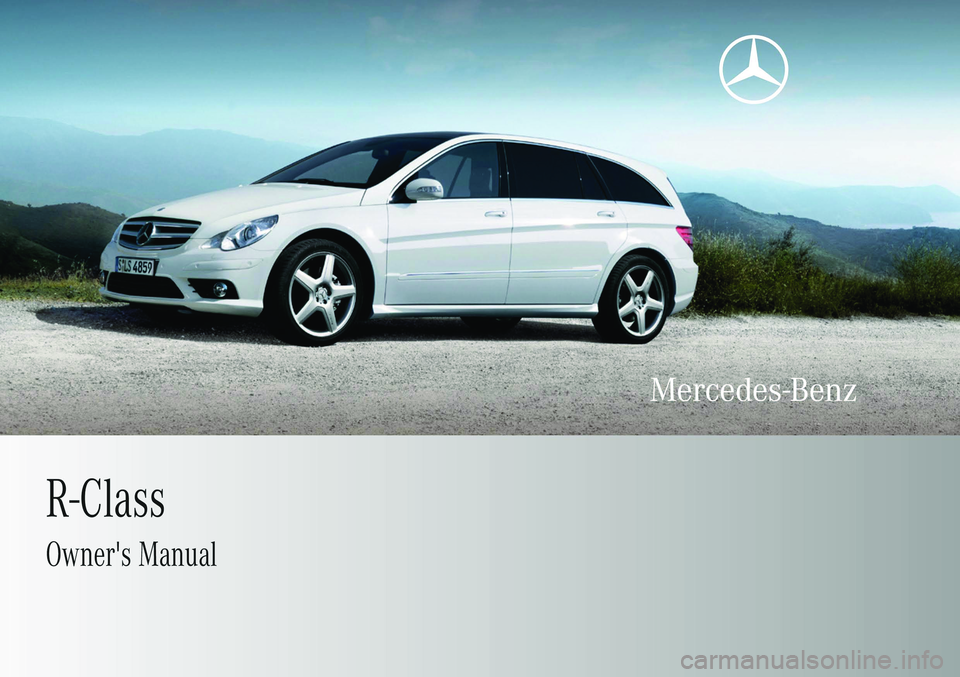 MERCEDES-BENZ R-CLASS MPV 2008 Owners Manual MERCEDES-BENZ R-CLASS MPV 2008 Owners Manual