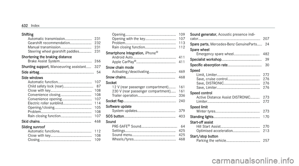 MERCEDES-BENZ S-CLASS SALOON LONG 2022  Owners Manual �S�h�is�i�n�g
�A �u�t�o�m�a�t�i�c� �t�r�a�n�s�m�i�s�s�i�o�n�.�.�.�.�.�.�.�.�.�.�.�.�.�.�.�.�.�.�.�.�.�.�.�.�.�. �2�3�1
�G�e�a�r�s�h�is � �r�e�c�o�m�m�e�n�d�a�t�i�o�n�.�.�.�.�.�.�.�.�.�.�.�.�.�.�.�.�