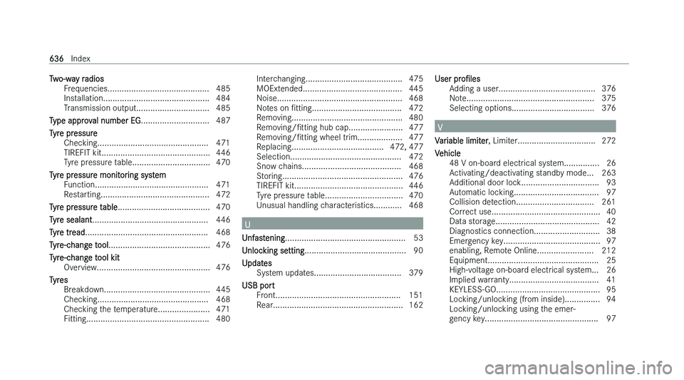 MERCEDES-BENZ S-CLASS SALOON LONG 2022  Owners Manual �T�w�o�-�w�a�y� �r�a�d�i�o�s
�F �r�e�q�u�e�n�c�i�e�s�.�.�.�.�.�.�.�.�.�.�.�.�.�.�.�.�.�.�.�.�.�.�.�.�.�.�.�.�.�.�.�.�.�.�.�.�.�.�.�.�.�.�. �4�8�5
�I�n�s�t�a�l�l�a�t�i�o�n�.�.�.�.�.�.�.�.�.�.�.�.�.�.�.