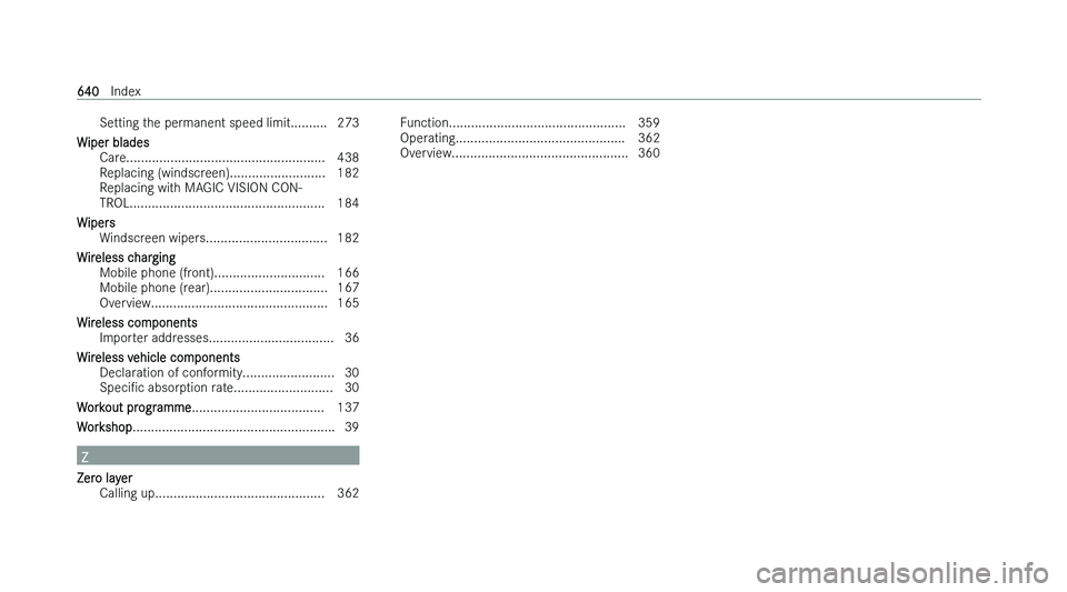 MERCEDES-BENZ S-CLASS SALOON LONG 2022  Owners Manual �S�e�t�t�i�n�g� �t�h�e� �p�e�r�m�a�n�e�n�t� �s�p�e�e�d� �l�i�m�i�t�.�.�.�.�.�.�.�.�.�. �2�7�3
�W
�i�p�e�r� �b�l�a�d�e�s �C�a�r�e�.�.�.�.�.�.�.�.�.�.�.�.�.�.�.�.�.�.�.�.�.�.�.�.�.�.�.�.�.�.�.�.�.�.�.�.