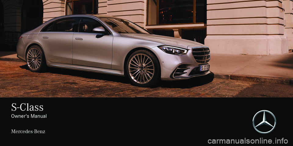 MERCEDES-BENZ S-CLASS SALOON LONG 2020  Owners Manual 