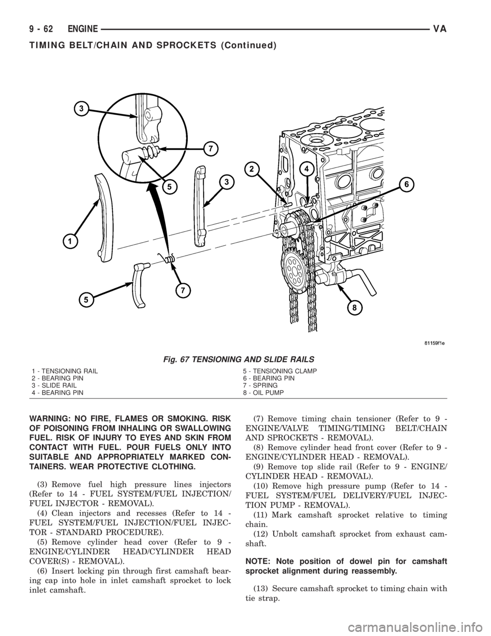 MERCEDES-BENZ SPRINTER 2005  Service Repair Manual WARNING: NO FIRE, FLAMES OR SMOKING. RISK
OF POISONING FROM INHALING OR SWALLOWING
FUEL. RISK OF INJURY TO EYES AND SKIN FROM
CONTACT WITH FUEL. POUR FUELS ONLY INTO
SUITABLE AND APPROPRIATELY MARKED 