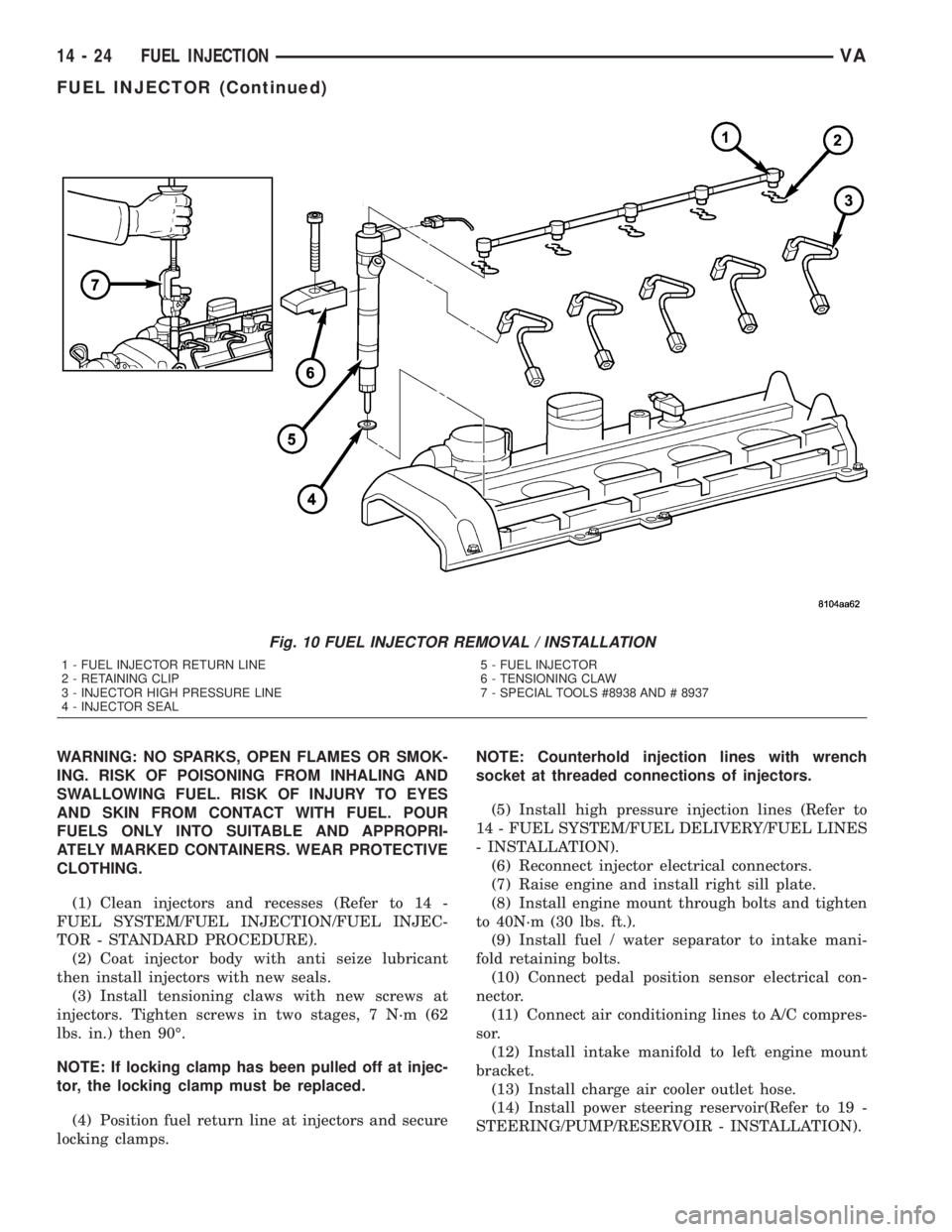 MERCEDES-BENZ SPRINTER 2005 Service Repair Manual WARNING: NO SPARKS, OPEN FLAMES OR SMOK-
ING. RISK OF POISONING FROM INHALING AND
SWALLOWING FUEL. RISK OF INJURY TO EYES
AND SKIN FROM CONTACT WITH FUEL. POUR
FUELS ONLY INTO SUITABLE AND APPROPRI-
A MERCEDES-BENZ SPRINTER 2005 Service Repair Manual WARNING: NO SPARKS, OPEN FLAMES OR SMOK-
ING. RISK OF POISONING FROM INHALING AND
SWALLOWING FUEL. RISK OF INJURY TO EYES
AND SKIN FROM CONTACT WITH FUEL. POUR
FUELS ONLY INTO SUITABLE AND APPROPRI-
A