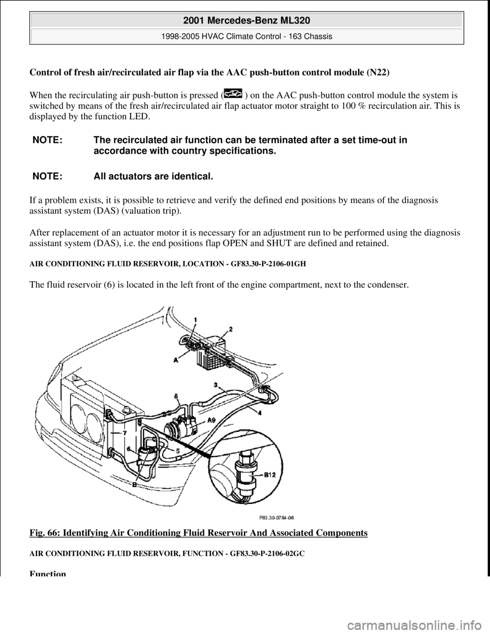 MERCEDES-BENZ ML350 1997 Complete Repair Manual Control of fresh air/recirculated air flap via the AAC push-button control module (N22)
When the recirculating air push-button is pressed ( ) on the AAC push-button control module the system is
sw MERCEDES-BENZ ML350 1997 Complete Repair Manual Control of fresh air/recirculated air flap via the AAC push-button control module (N22)
When the recirculating air push-button is pressed ( ) on the AAC push-button control module the system is
sw