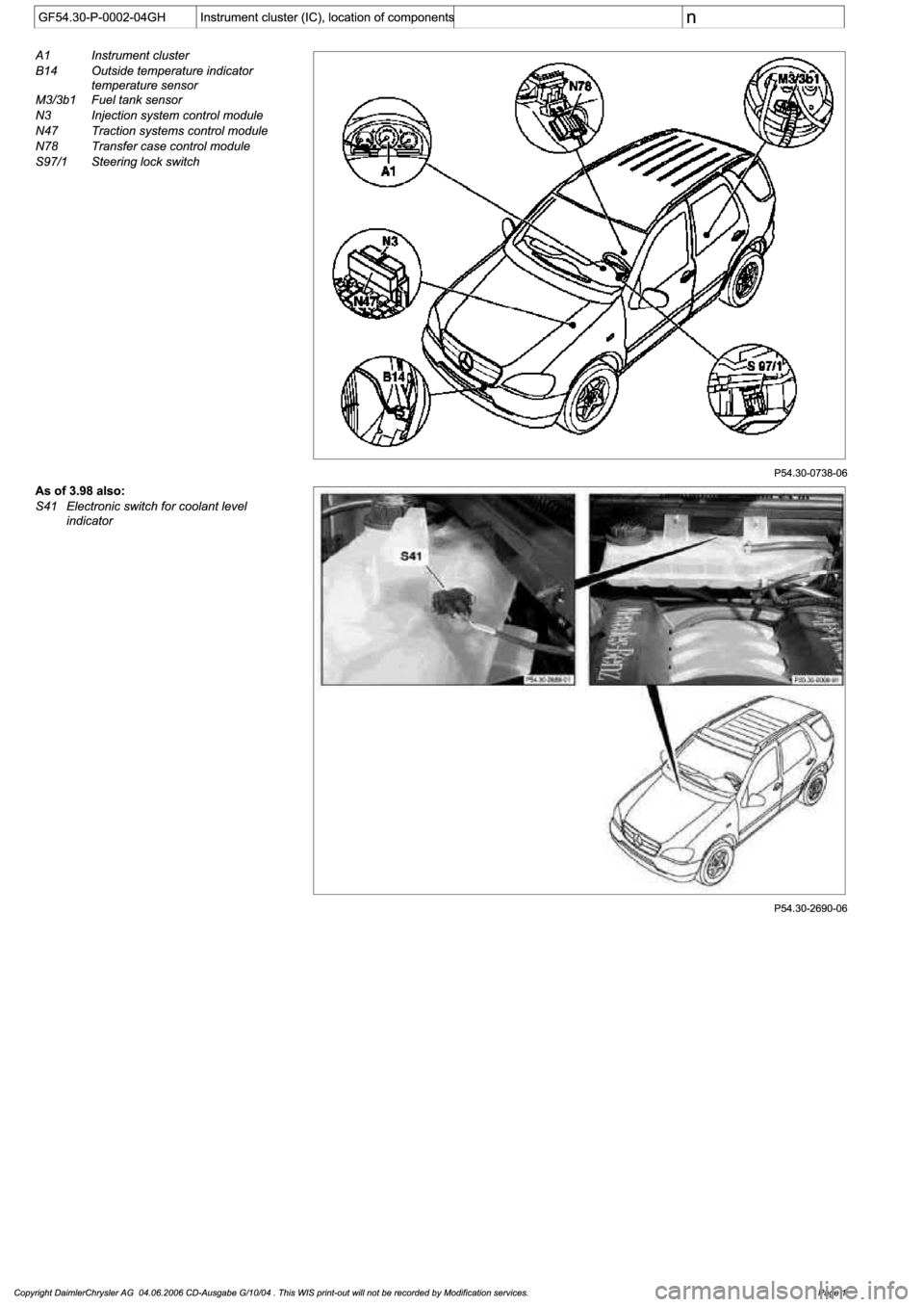 MERCEDES-BENZ ML350 1997  Complete Repair Manual 