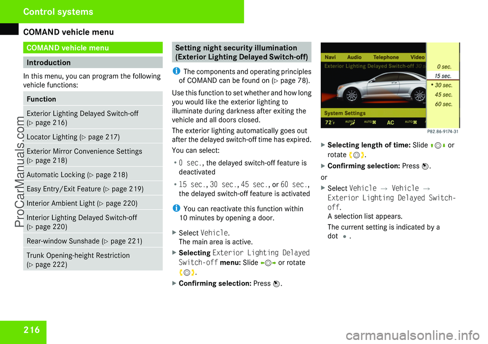 MERCEDES-BENZ CL-CLASS 2009  Owners Manual ProCarManuals.com 