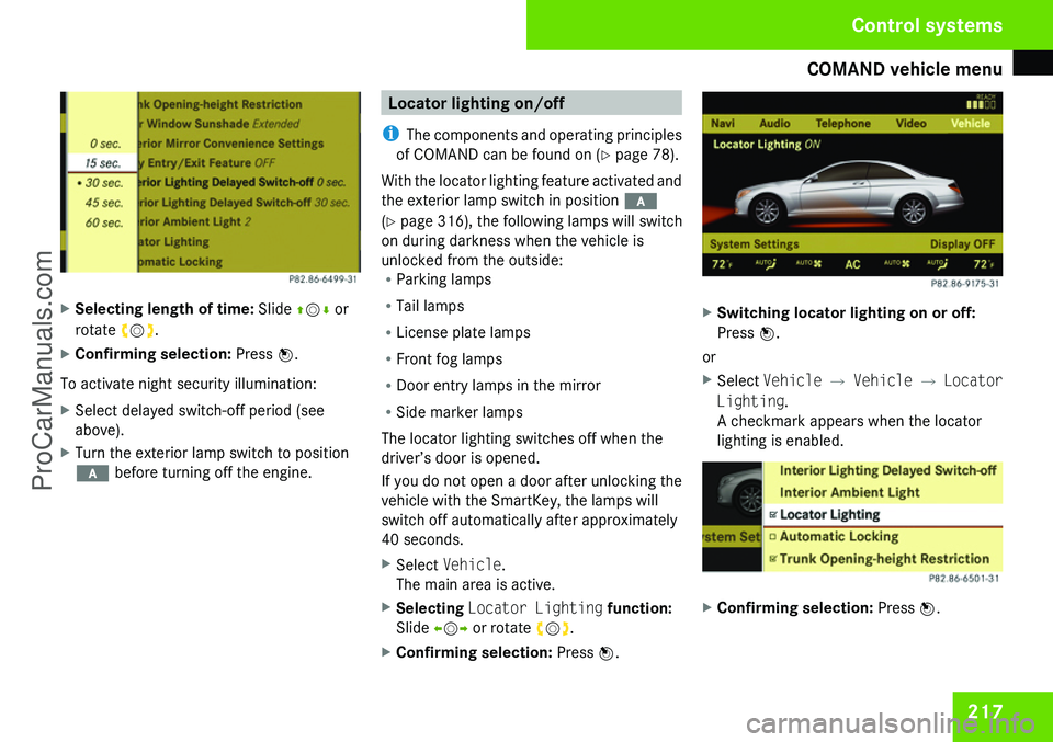 MERCEDES-BENZ CL-CLASS 2009  Owners Manual ProCarManuals.com 