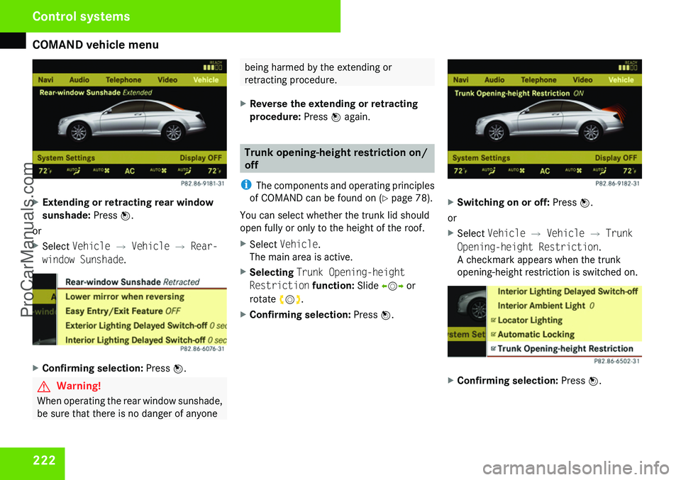 MERCEDES-BENZ CL-CLASS 2009  Owners Manual ProCarManuals.com 